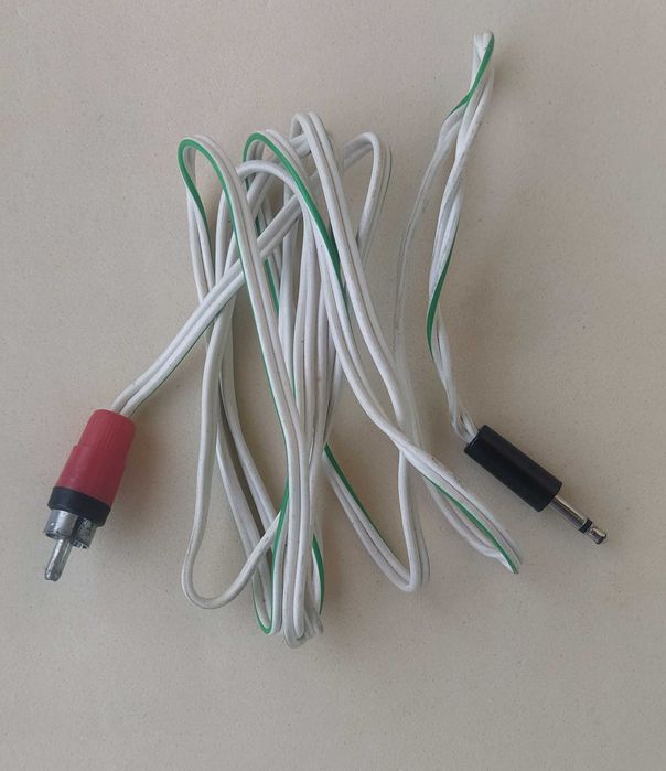 Cabo Áudio 1,5m Jack 3.5mm Mono para RCA