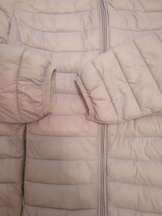 Kurtka pikowana dziewczęca r 146 delikatna lila