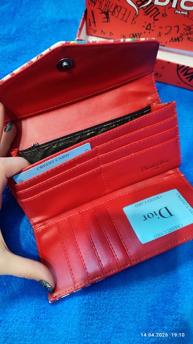 Dior portfel damski