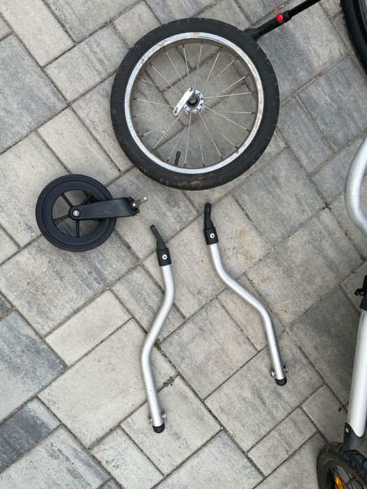 Przyczepka rowerowa XLC DUO 3w1 stan BDB