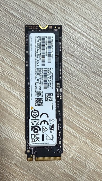 SSD Samsung PM9A1 512GB NVMe PCIe 4.0 M.2 2280 | Alta Velocidade
