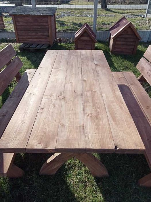 Buda dla psa/Stół/ ławki  /Koło/Włocławek/Grube blaty /Kutno/Płock/