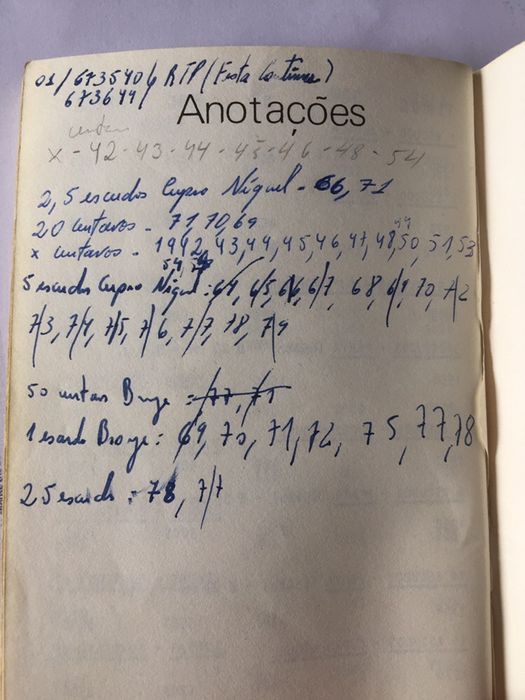 Anuário de Numismática 1982 e Preçário de Moedas 1983