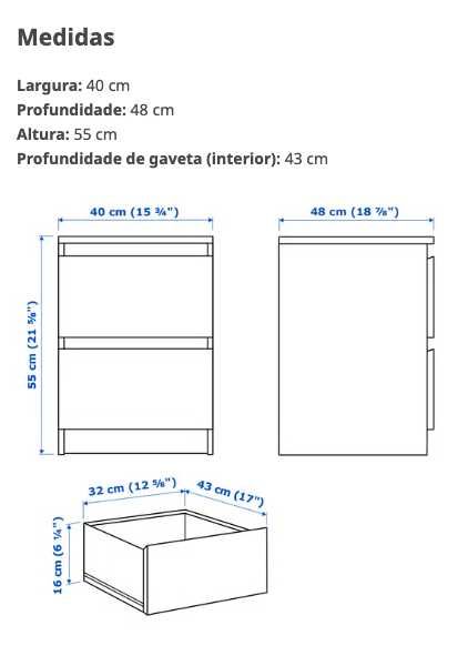 Mesa de cabeceira IKEA