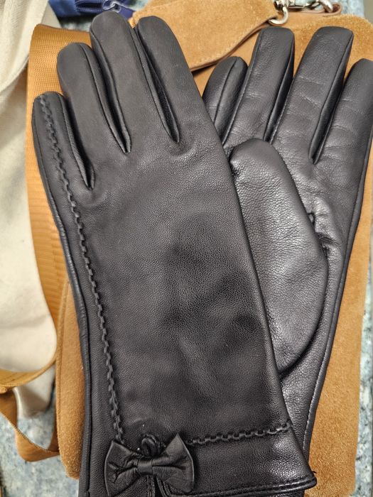 Rękawiczki skórzane damskie Wittchen