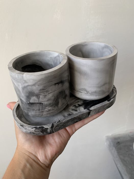 Свечи свічки кашпо гіпс горщик для свічок