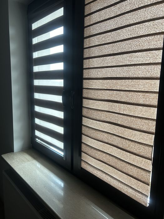 Roleta dzień noc brąz