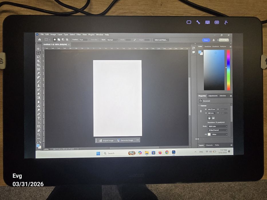Графічний планшет ваком Wacom Cintiq Pro 16 DTH-1620 / DTH1620