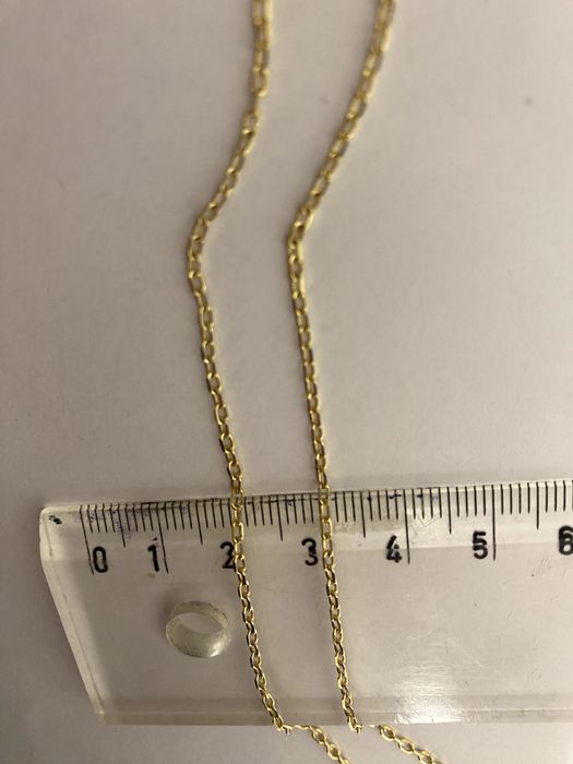 ZŁOTY, nowy łańcuszek, 45 cm, 2,51 g, próba: 585, 14K