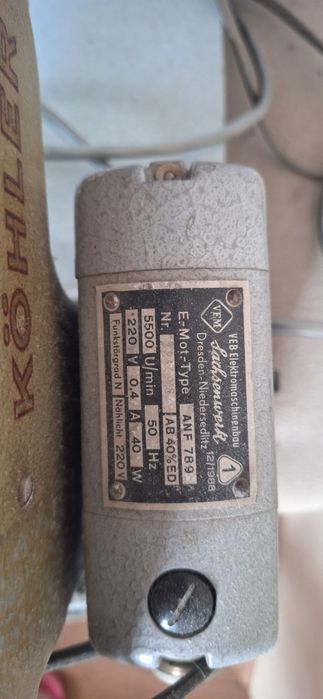 Maszyna do szycia Köhler  vintage do niedawna używana