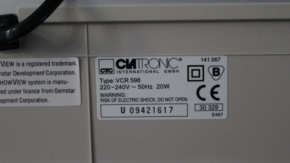 Clatronic VCR 598 Nowy Magnetowid