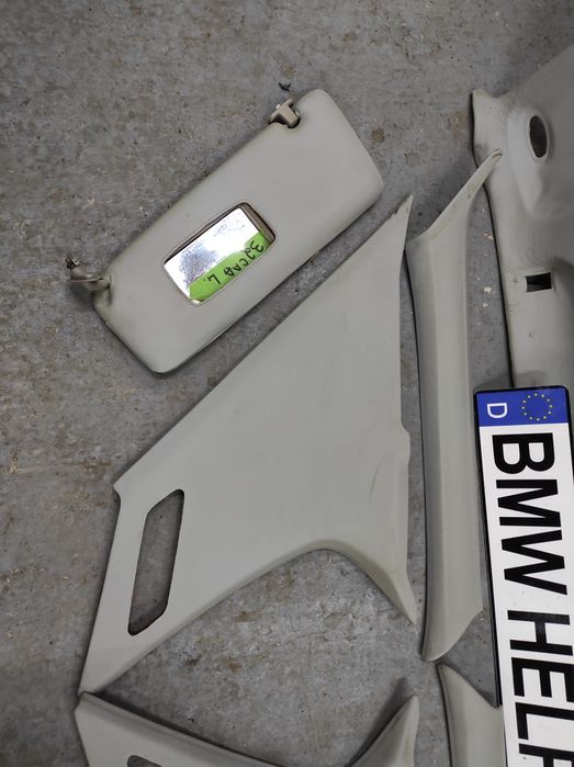 Потолок Стеля Серая Натуральная Кожа БМВ Е32 не Long Под Люк BMW HELP