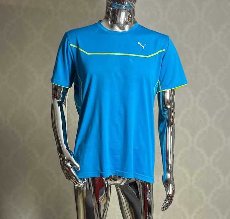 T-Shirt Męski Puma niebieski rozmiar. L