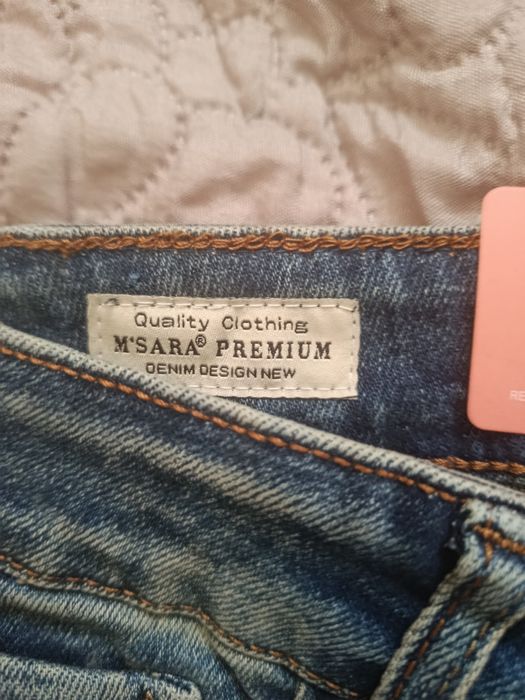 Nowe jeansy damskie M’SARA L niebieskie
