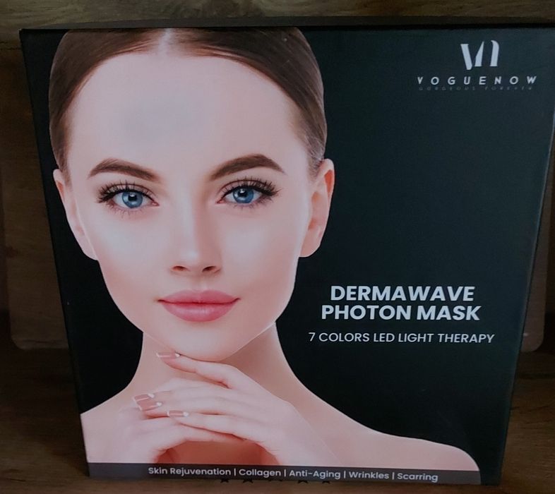 Maska Do Twarzy Z Terapią Światłem LED Dermawave 7 Colors