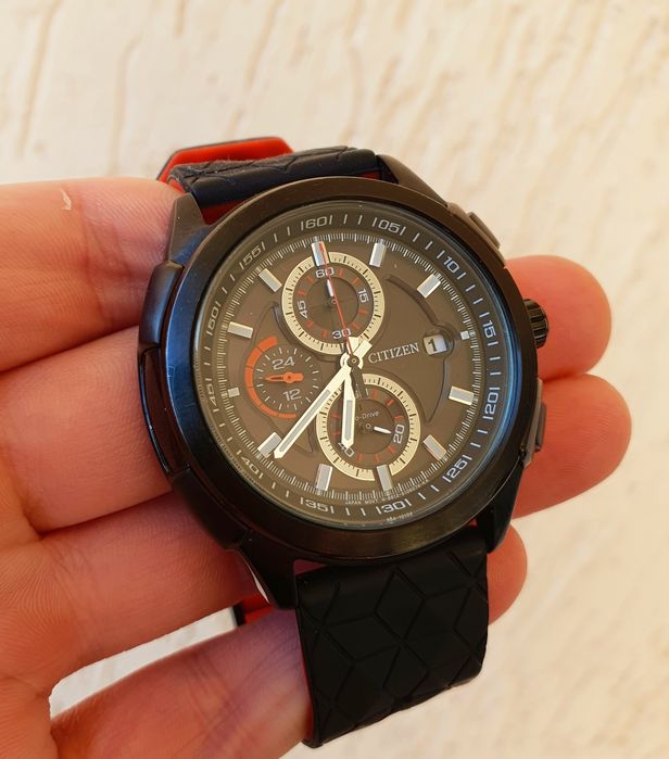 Часы японские Citizen Eco-Drive хронограф