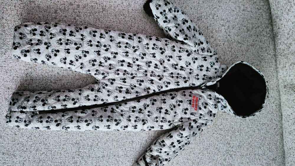 Kombinezon zimowy myszka Mickey Minnie Mouse chłopięcy 98