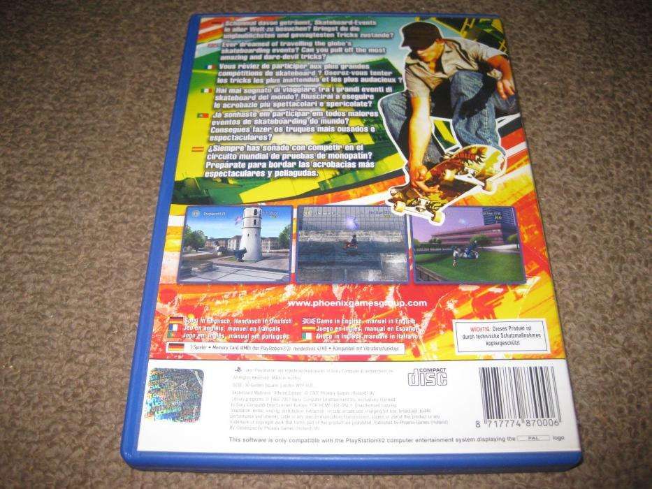 Jogo Skateboard Madness ”Extreme Edition" para a PS2/Completo!