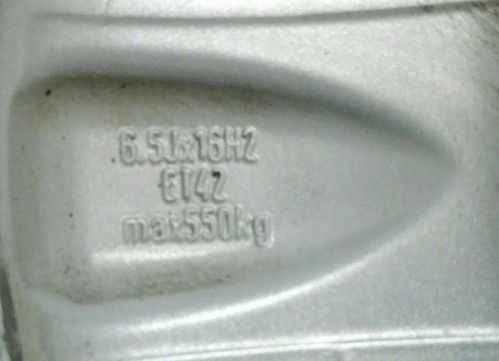 Alufelgi Votex 6,5 J x 16 H2 ET42