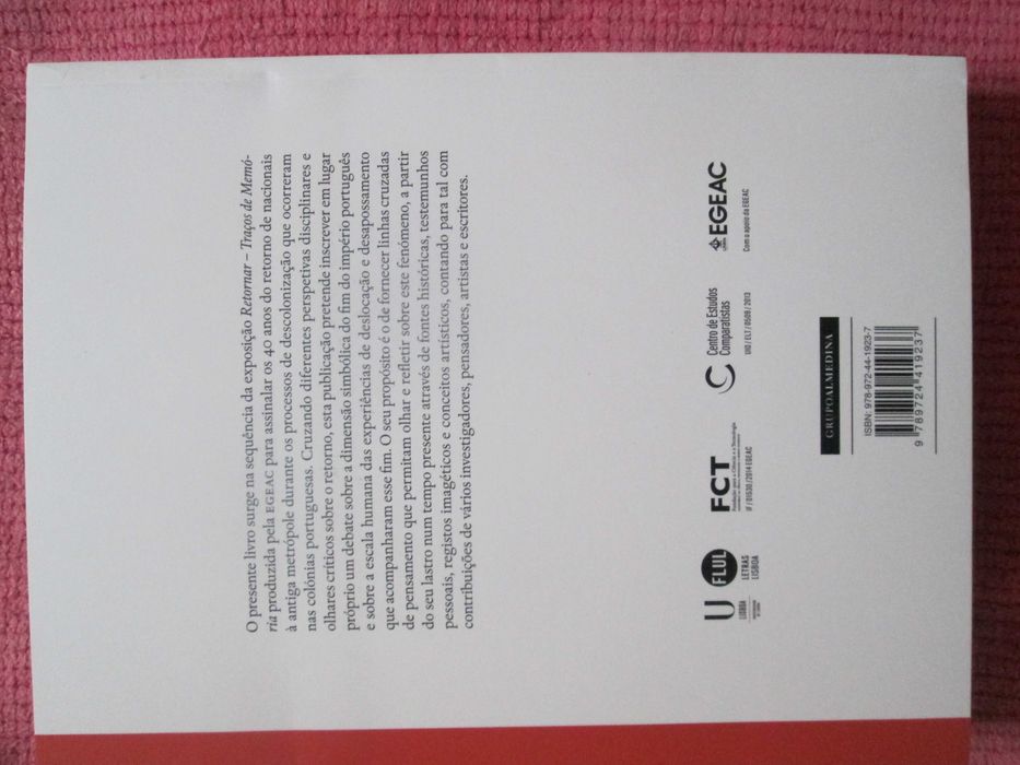 Retornar - Traços de memória do fim do Império, Org. Elsa Peralta