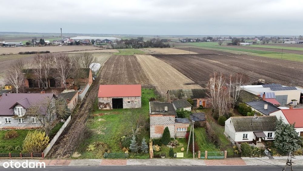 Dwie działki z gospodarstwem i pod budowę domu