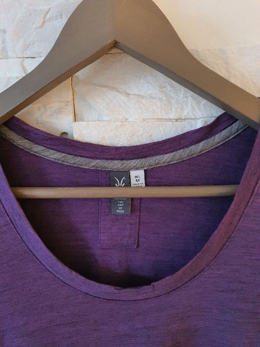 ibex merino Bluzka damska Naturalist z długim rękawem roz M