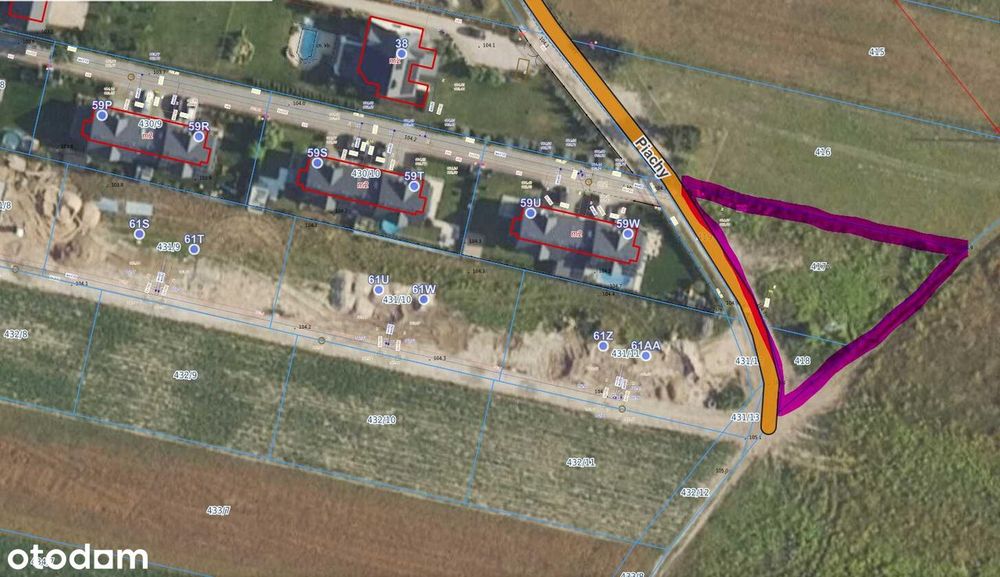 DZIAŁKA pod DOM Jednorodzinny lub Bliżniak