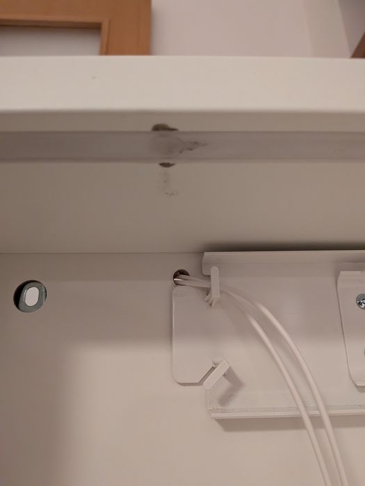 Móvel de casa de banho com iluminação