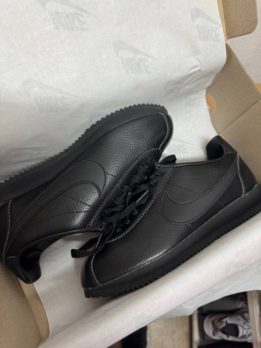 36-45 Nike Cortez Black Leather
