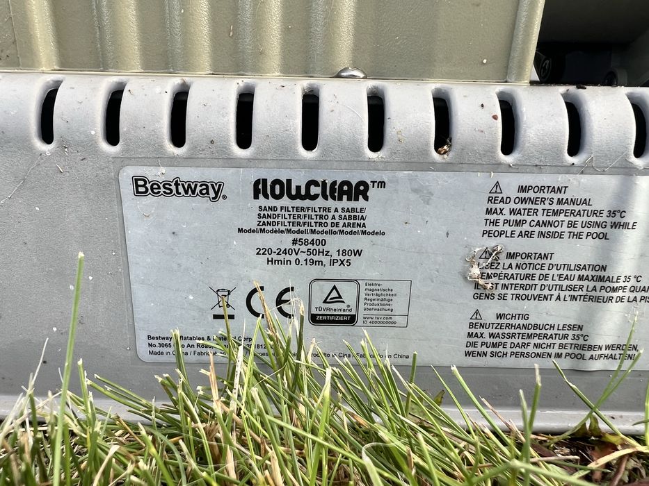 Basen 15000 litrów plus pompa piaskowa