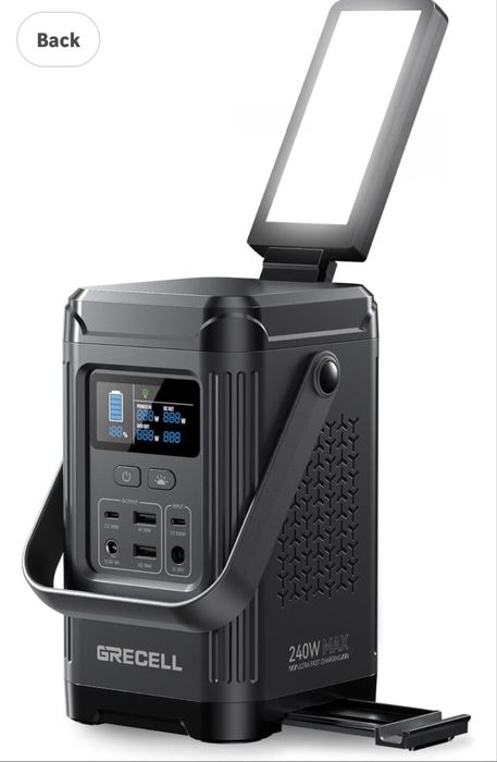 Портативна зарядна станція Grecell 240w павербанк