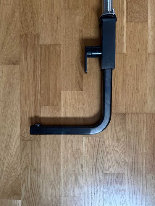 Bateria Franke Mythos Pull-Out Czarny Stal szlachetna