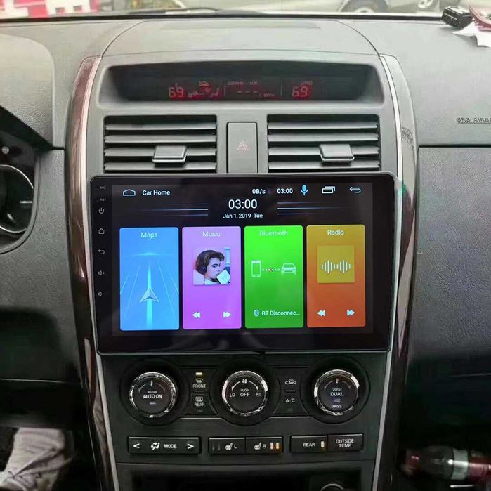Radio Android 13 Mazda Cx9 06-16 wifi Bluetooth gps + kamera cofania