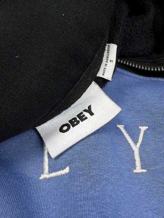 bluza half zip S Obey skateboarding