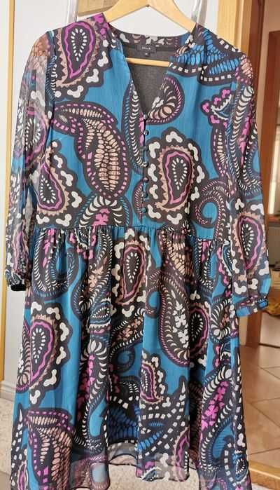 Solar sukienka z wzorem PAISLEY