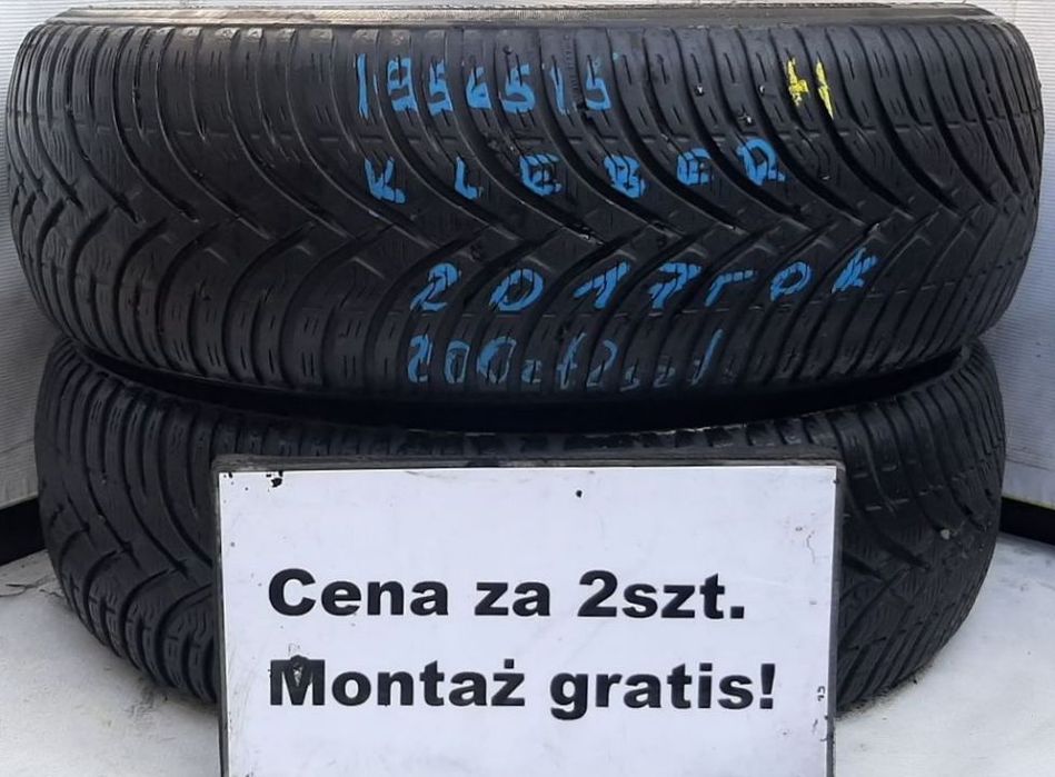 195/65/15 cena za 2 szt zimowe* kleber wa-wa centrum