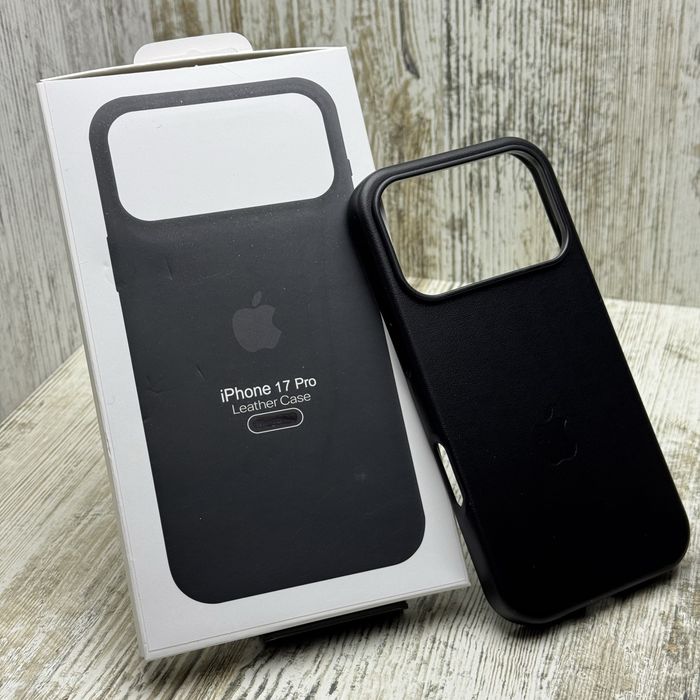 Чехол кожа Leather Case на iPhone 17 Pro Max/ 17 Pro/ 17 Air Чохол