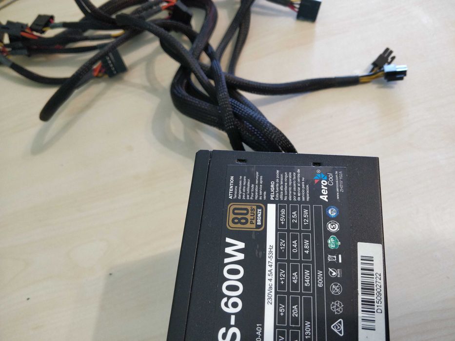 Блок питания 800вт 80bronze  cpu 4+4 video 8+8 pin