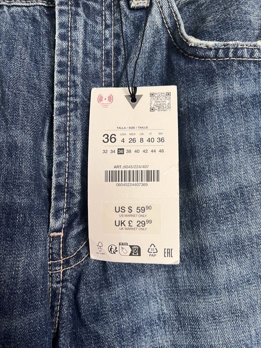 Джинси прямі Zara 36