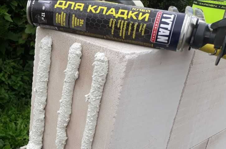Продам клей-пена Титан для кладки газоблоков / керамблоков