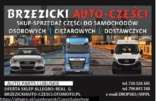 AUTO PARTS LUBUSKIE top banner