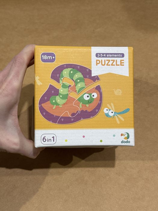 Пазли DoDo 6в1 , на вік 18М+