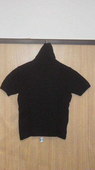 Camisola de senhora preta de gola Elora Coleccion