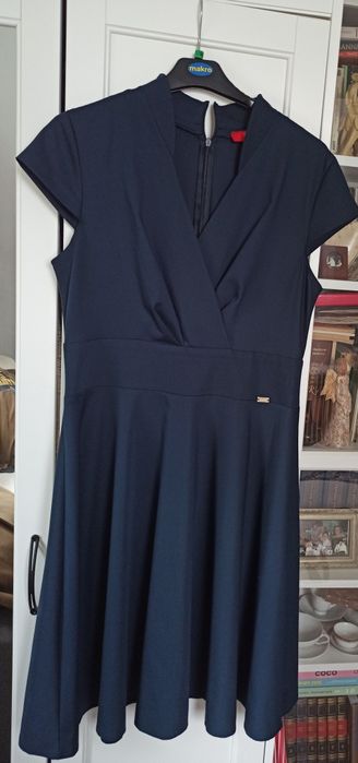 Tiffi sukienka okolicznościowa r. L granatowa