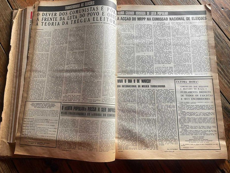 Livro Jornais Luta Popular MRPP N17 a 73 197