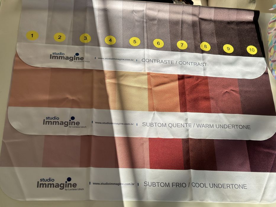 Kit Profissional de colorimetria imagem pessoal