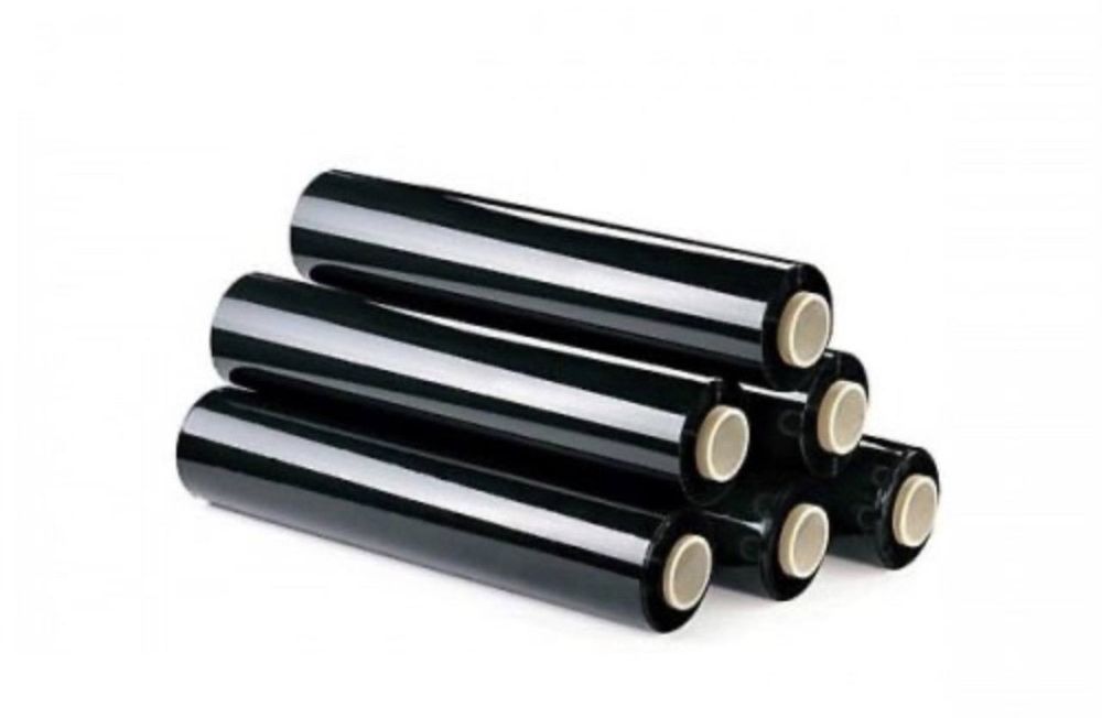 Чорна стрейч плівка вторинна | Міцна фіксація вантажу | ОПТ