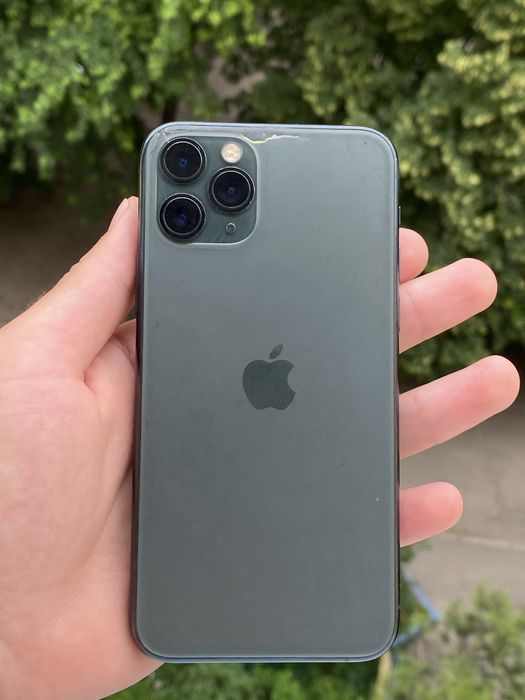 Продам Iphone 11 pro 64gb 100% midnight green