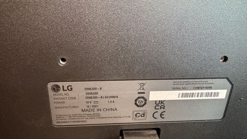 Monitor LG 29 Polegadas