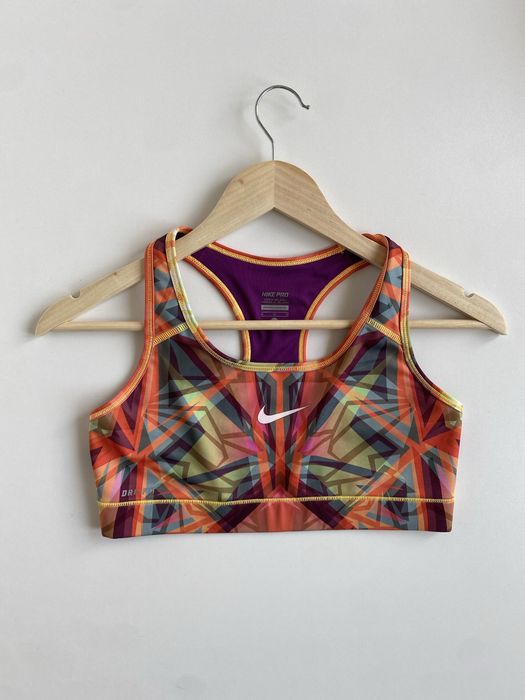 Спортивний топ Nike Dri-Fit M яскравий принт новий